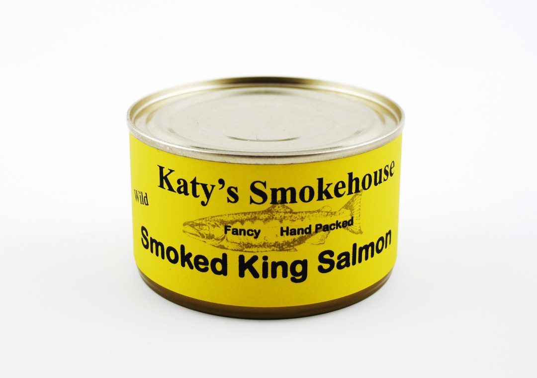 Smoked King Salmon Canned Katy's Smokehouse