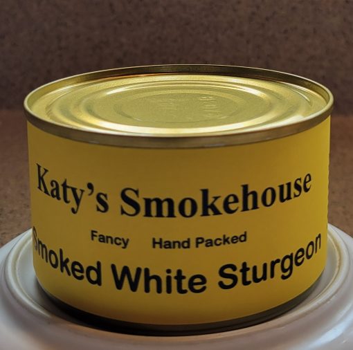 Smoked White Sturgeon 7 ounce can